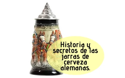 Jarras de cerveza alemanas con tapa