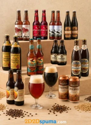 Pack "Tostadas sin tostón" 20 Cervezas Tostadas (10 Variedades x 2) + 2 copas cerveceras