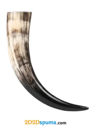 Cuerno vikingo para beber, vaso de cuerno de res - grande-45-55cl