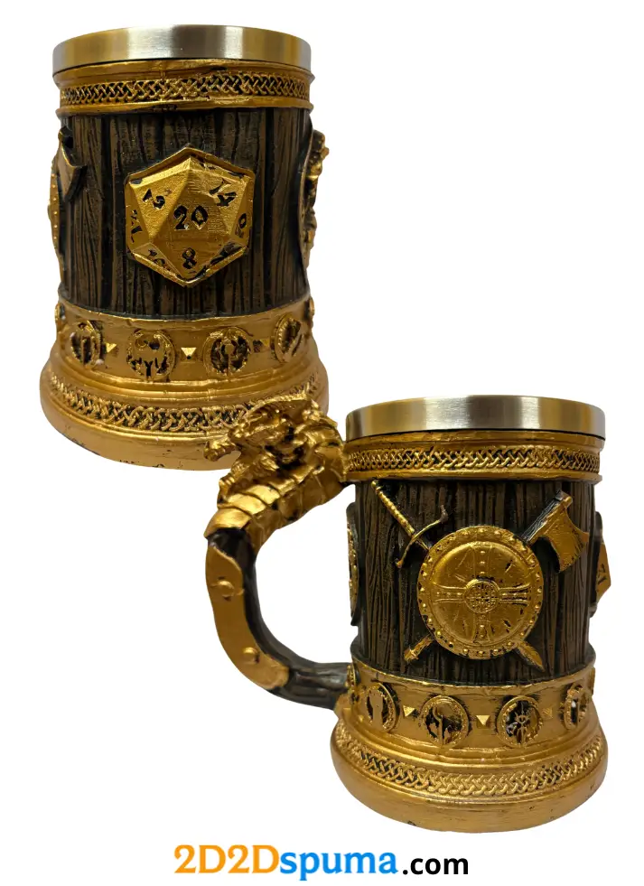 Jarra de cerveza Dragones y Mazmorras 550ml