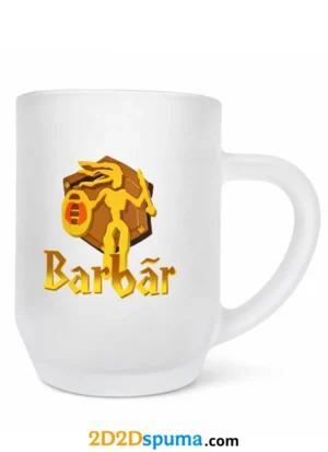 Jarra cerveza Barbar 25 cl vidrio esmerilado 2018