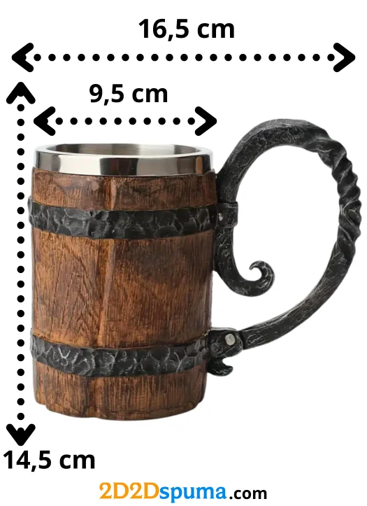 Jarra de cerveza estilo medieval 55cl (1)