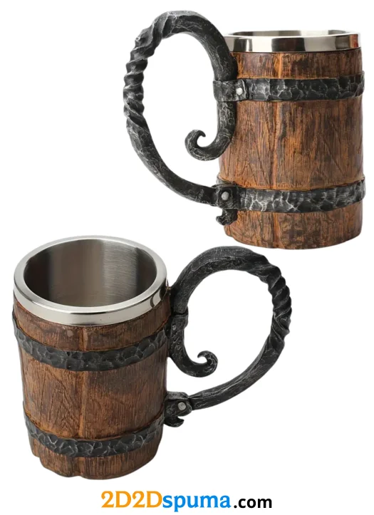 Jarra de cerveza estilo medieval 55cl (2)