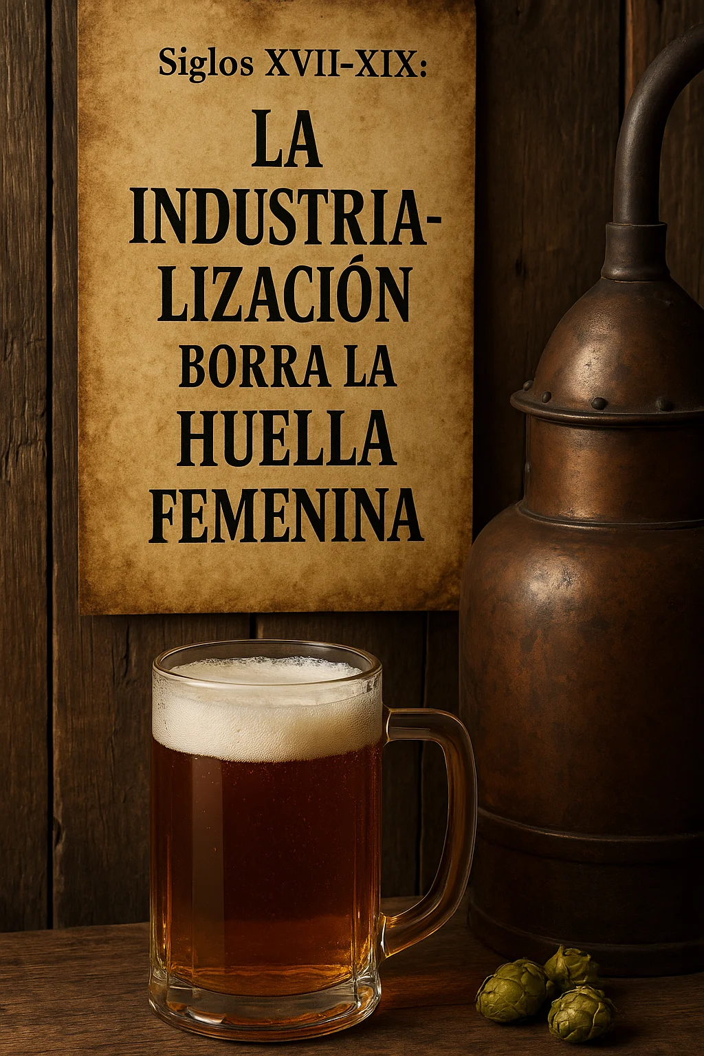 Siglos XVII-XIX: la industrialización borra la huella femenina
