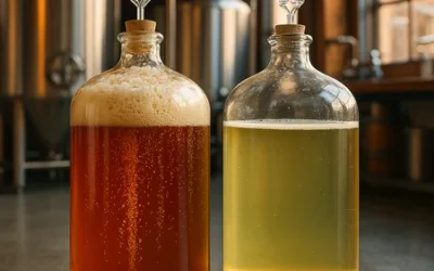 Diferencia entre levadura ale y lager / entre cervezas de alta fermentación y baja fermentación