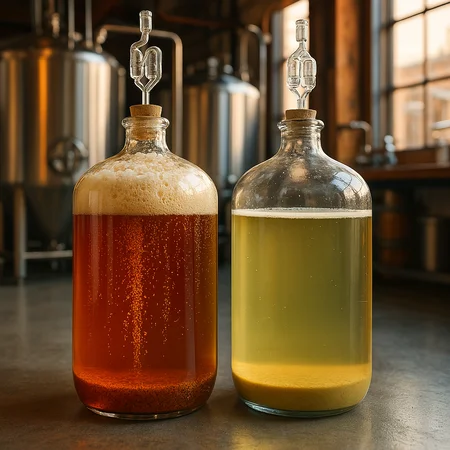 Diferencia entre levadura ale y lager / entre cervezas de alta fermentación y baja fermentación