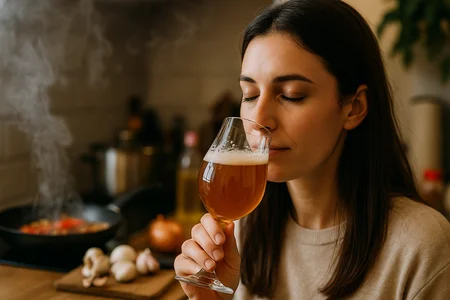 el sentido del olfato se sobrecarga y pierde precisión y el perfil aromático de la bebida se altera o se desvanece.