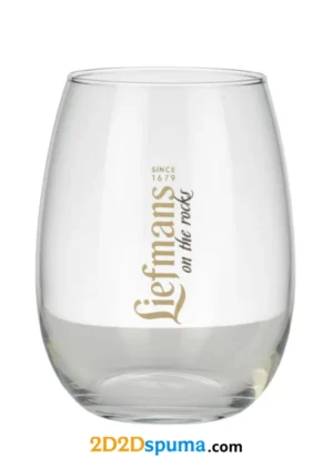 Vaso cerveza Liefmans “on the rocks” 2010s–2020s (modelo actual)