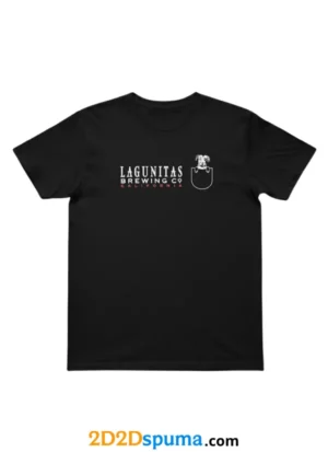 Camiseta cerveza Lagunitas Brewing Co California negra – talla L