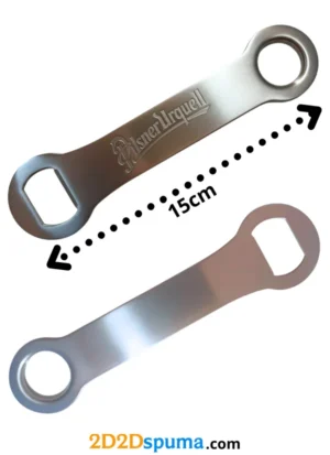 Abridor Pilsner Urquell “bar blade” en acero