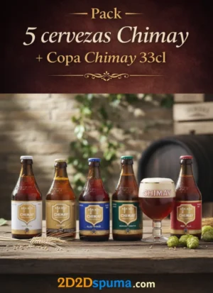 Pack 5 Chimay + Copa Chimay