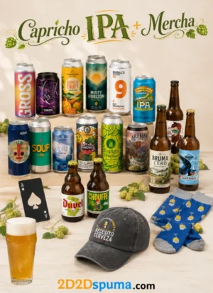 Pack de cervezas IPA Capricho IPA + Mercha