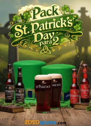 Pack de cervezas "St. Patrick's Day O'Hara's para 2"