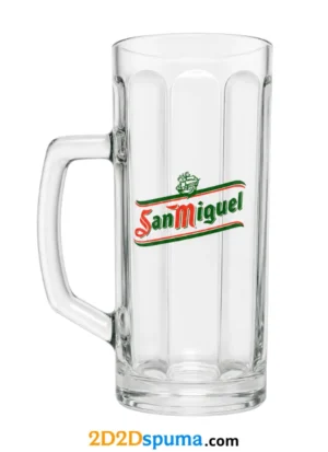 Jarra San Miguel 0,5L Facetada - Paneled Beer Mug 2002 2008 1 (1)