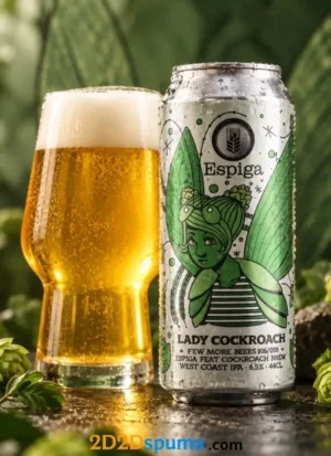Espiga & Cockroach Brew - Lady Cockroach 44 cl