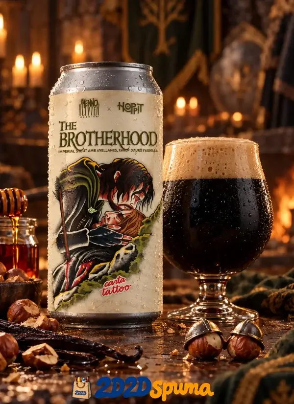 Hoppit & Menno Olivier - The Brotherhood Imperial Stout 44 cl
