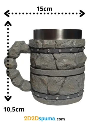 Jarra “Fortaleza de Piedra” — rústica 60 cl