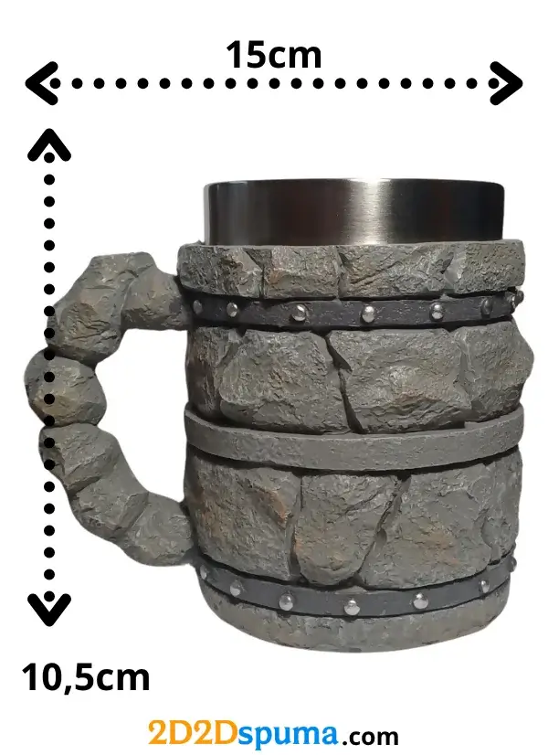 Jarra “Fortaleza de Piedra” — rústica 60 cl