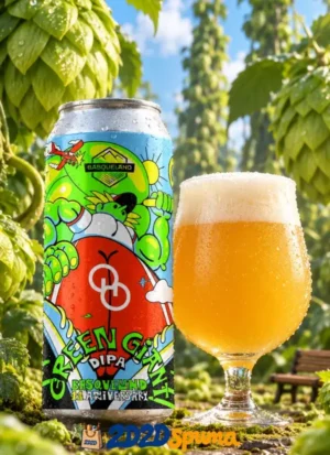 Basqueland & Other Half Brewing - Green Giant DIPA 44 cl