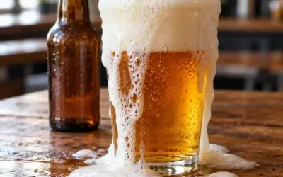 ¿Por qué una cerveza tiene demasiada espuma?