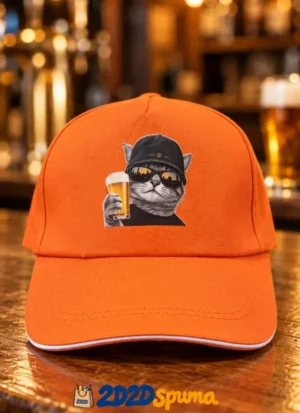 Gorra cervecera “2D2Dspuma Cat” frente