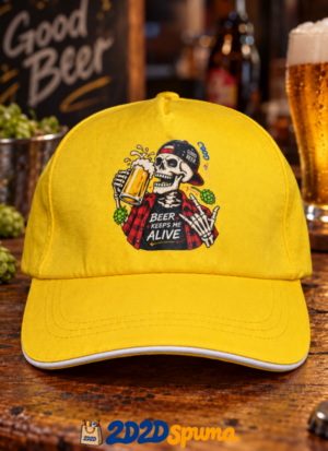 Gorra cervecera “Beer Keeps Me Alive”