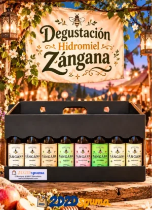 Pack Regalo Degustación Hidromiel Zángana 8 botellas con estuche (1)
